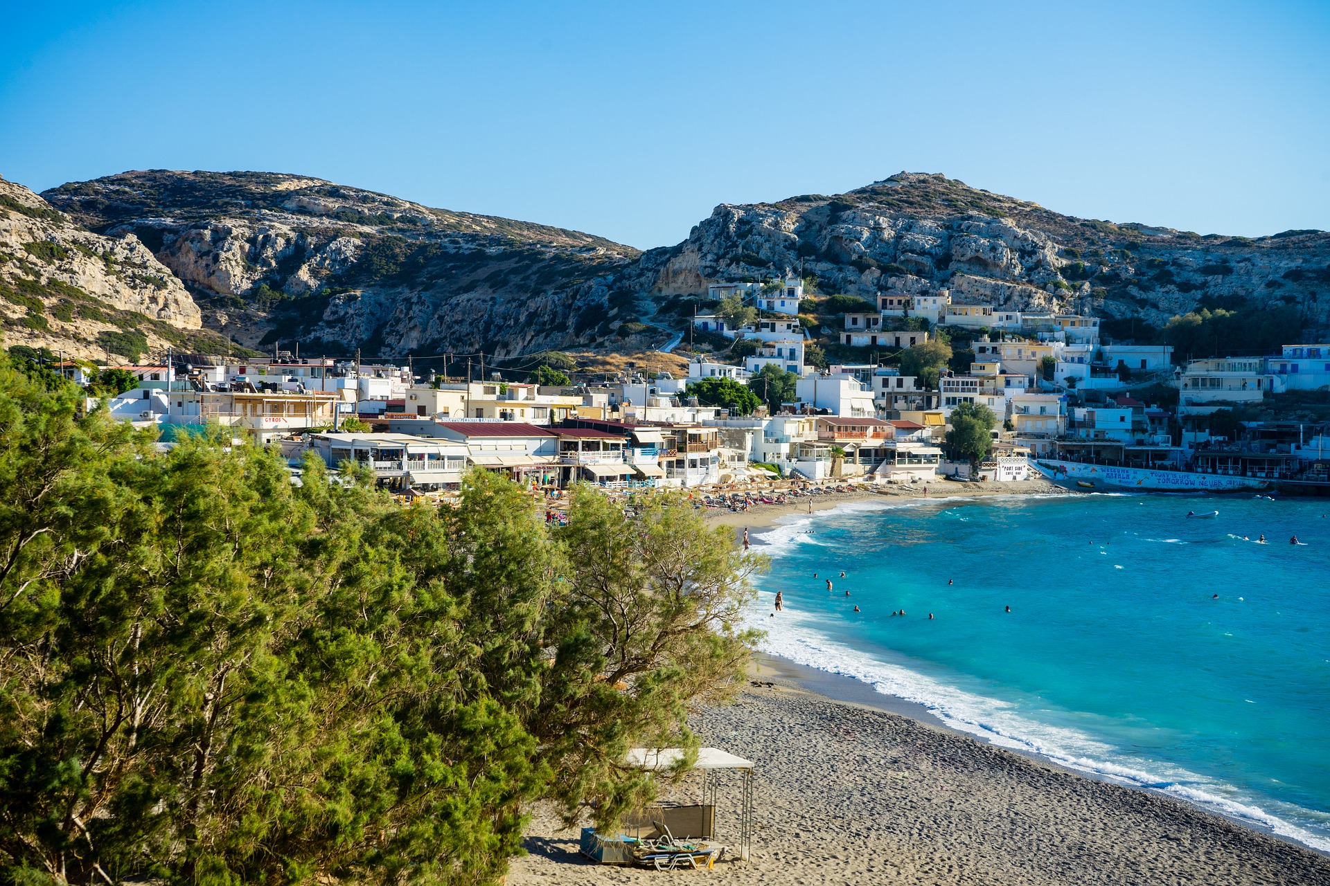 Der Hippiestrand Matala Beach
